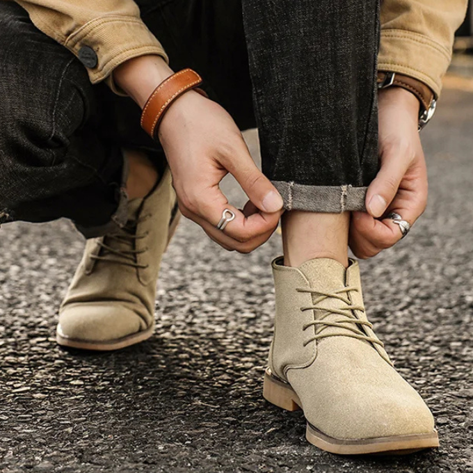 Men's Soft Suede Chukka Boots