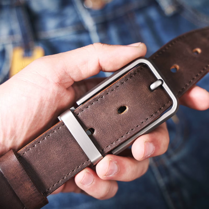 Men's Full-Grain Leather Belt – Buckhorn