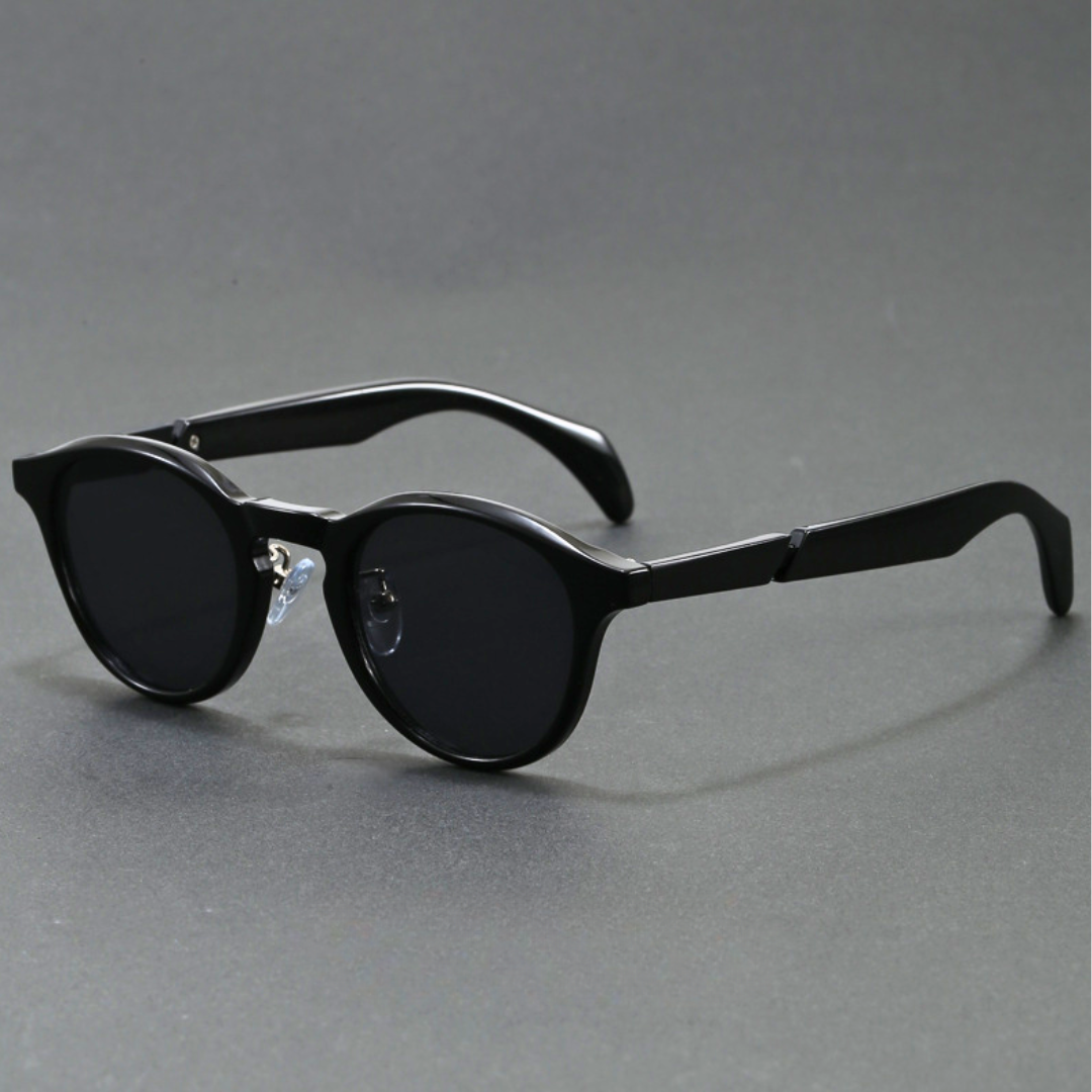 Unisex UV400 Retro Round Sunglasses – Adjustable Fit