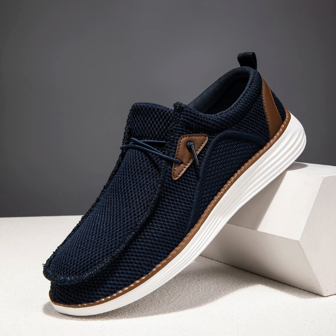 Men’s Leather Penny Loafers | Classic Slip-On Business Dress Shoes