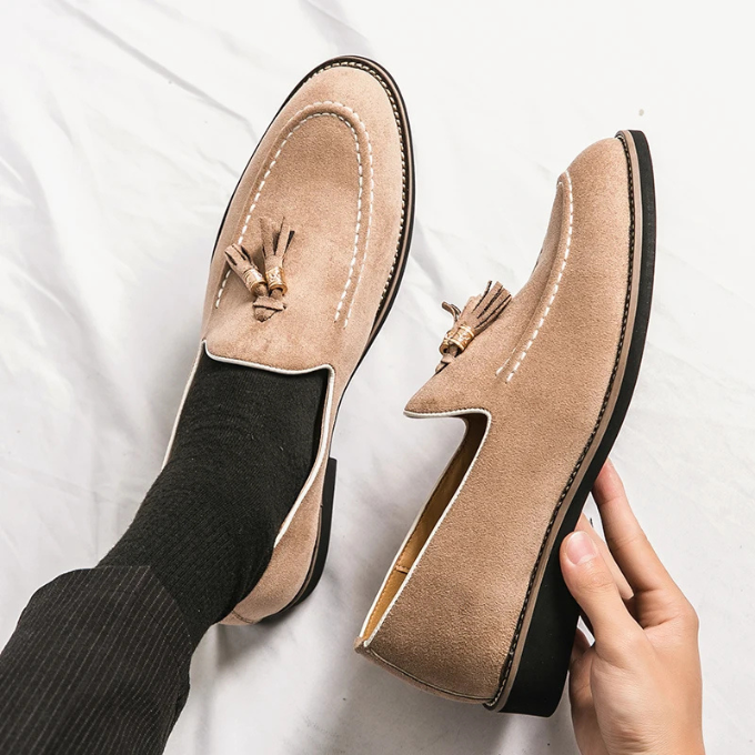 Men’s Velvet Loafers – Elegant Slip-On Style