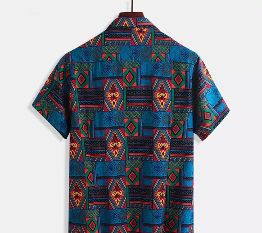 Beach shirt printed shirt men-HighTouch