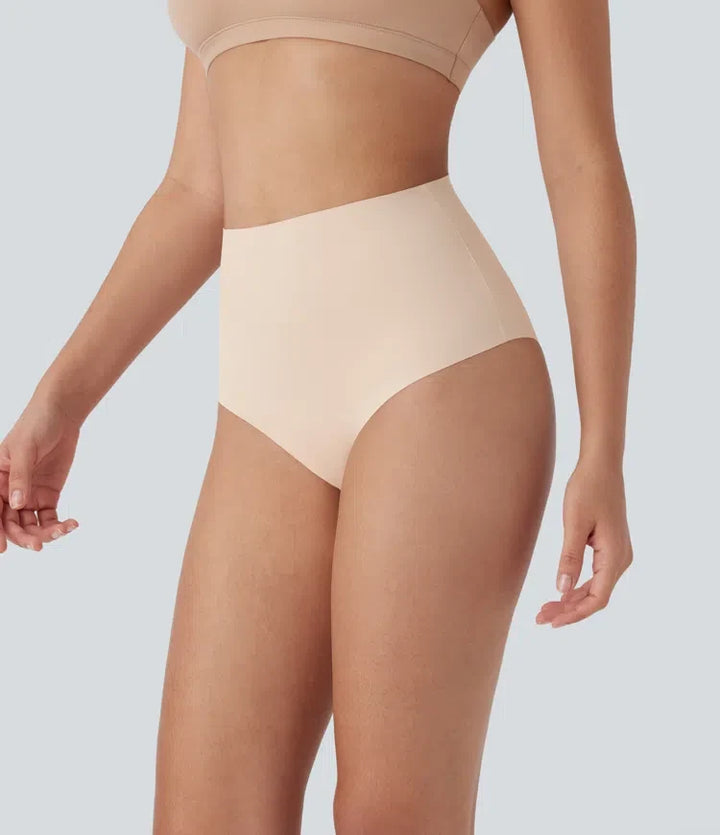 High Waisted Smoothing Panties Women Stretch Lounge Briefs