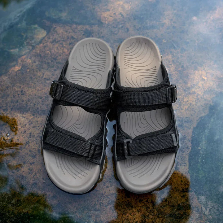 Men's Leather Outdoor Hiking Sports Sandals