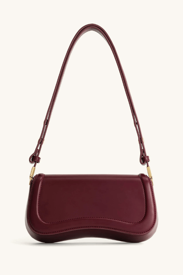 Sabine Shoulder Bag - PU Leather Sleek Buckle Design