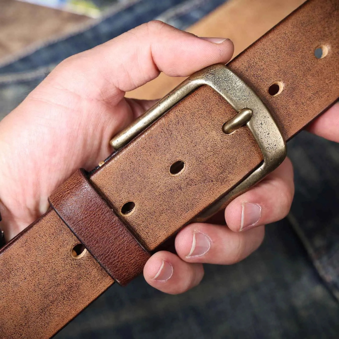 Men's 100% Cowhide Leather Belt | Italian Handmade