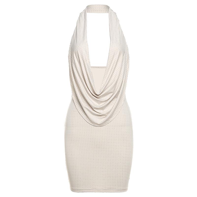 Halter Backless Sheath Dress UK-HighTouch