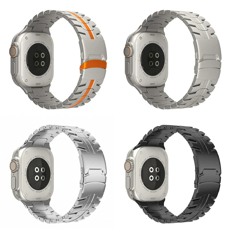 Titan Link Apple Watch Band | Adjustable Metal Strap
