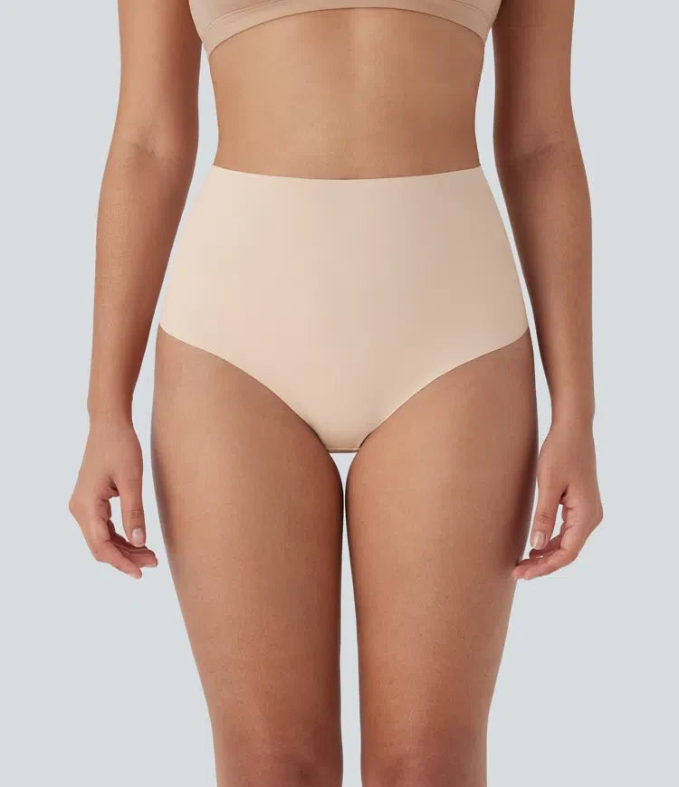 High Waisted Smoothing Panties Women Stretch Lounge Briefs