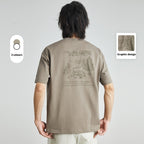 Retro T-Shirt Camping Style Printed Loose – Mountain Adventure Tee-HighTouch