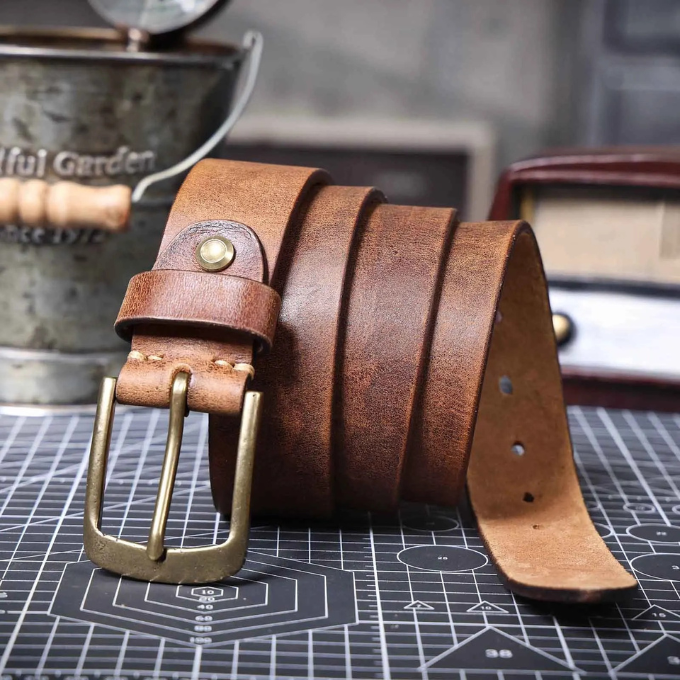Men's 100% Cowhide Leather Belt | Italian Handmade