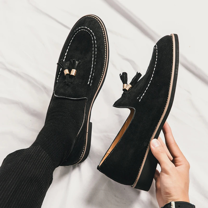 Men’s Velvet Loafers – Elegant Slip-On Style