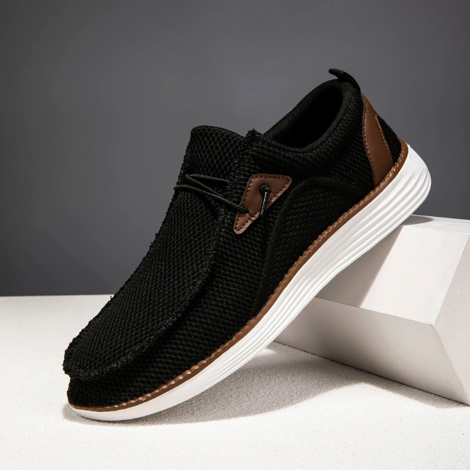 Men’s Leather Penny Loafers | Classic Slip-On Business Dress Shoes