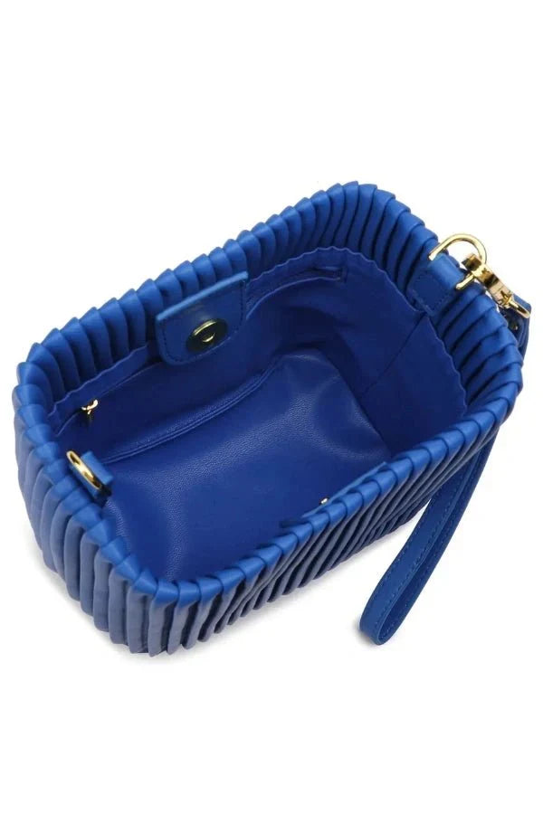 Celina Shoulder Bag - PU Leather Structured Convertible Carry