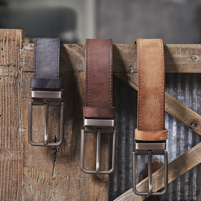 Men's Full-Grain Leather Belt – Buckhorn
