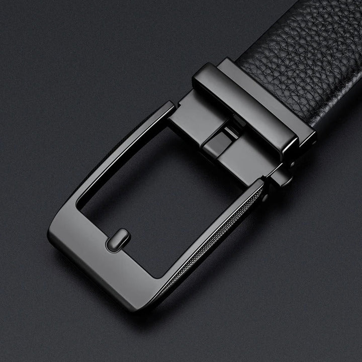 Men's 100% Cowhide Leather Belt | Durable Buckle