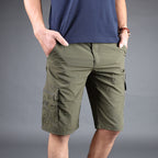 Men’s Cargo Shorts Loose Fit Multi Pocket Casual Summer-HighTouch