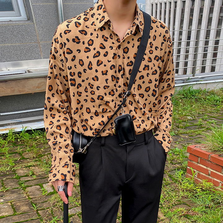 Leopard Shirt Men s-HighTouch