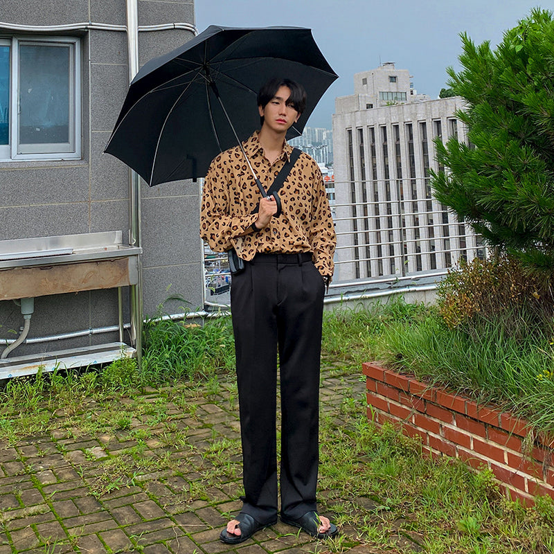 Leopard Shirt Men s-HighTouch