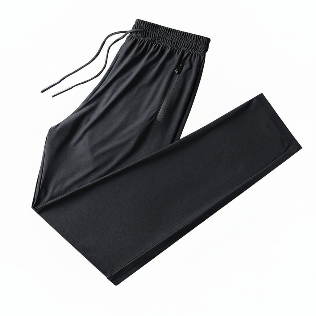 Men's Casual Ice Silk Pants – Loose Sports Pants-HighTouch