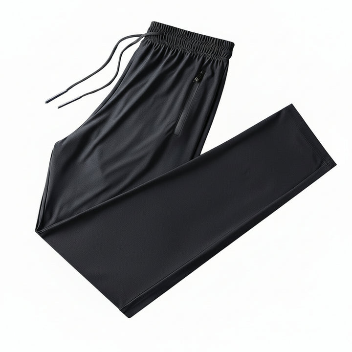 Men's Casual Ice Silk Pants – Loose Sports Pants-HighTouch