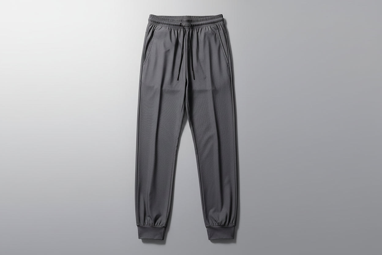 Men's Casual Ice Silk Pants – Loose Sports Pants-HighTouch