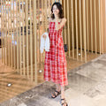 Women’s Chiffon Feel Vest & Skirt Set – Luxury Rabbit Hair 2-Piece Suit Plaid-HighTouch