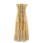 Women’s Chiffon Feel Vest & Skirt Set – Luxury Rabbit Hair 2-Piece Suit Plaid-HighTouch