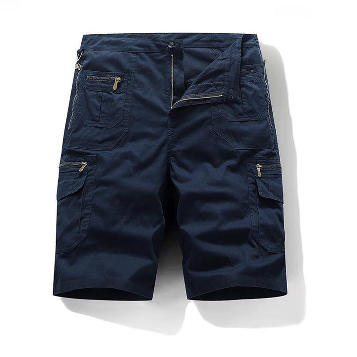 Men's Fashion Simple Multi-pocket Cotton Pants-HighTouch