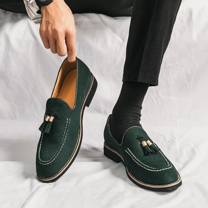 Men’s Velvet Loafers – Elegant Slip-On Style