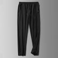 Men's Ice Silk Leggings – Casual Long Pants with Solid Color Design-HighTouch