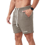 Men’s Loose-Fit Cotton Athletic Shorts – Casual Running Middle Pants