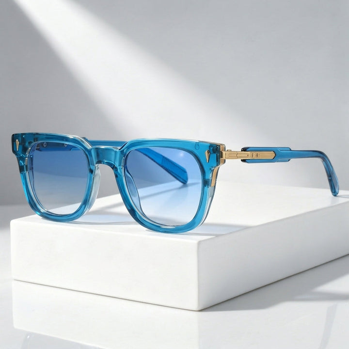 Men's Matte Frame Sunglasses with UV400 Protection