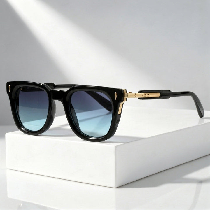 Men's Matte Frame Sunglasses with UV400 Protection