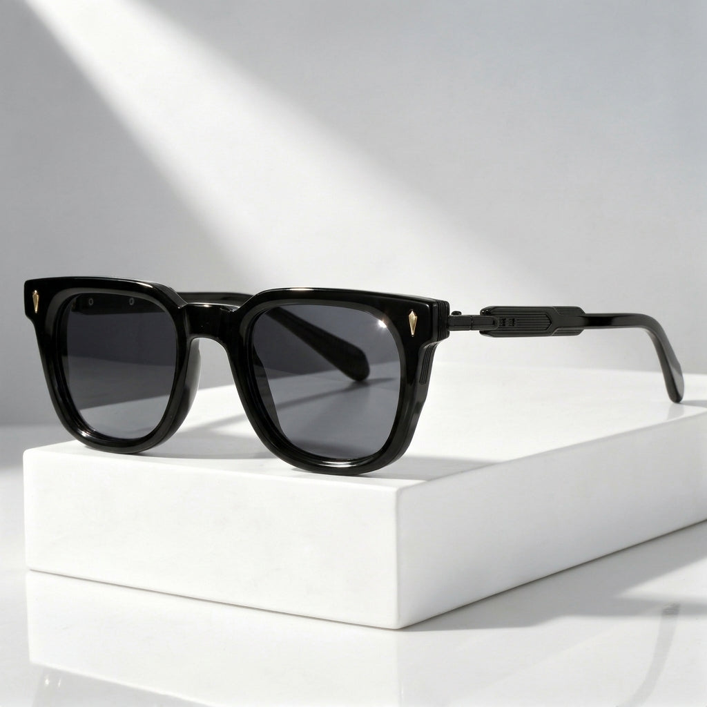 Men's Matte Frame Sunglasses with UV400 Protection
