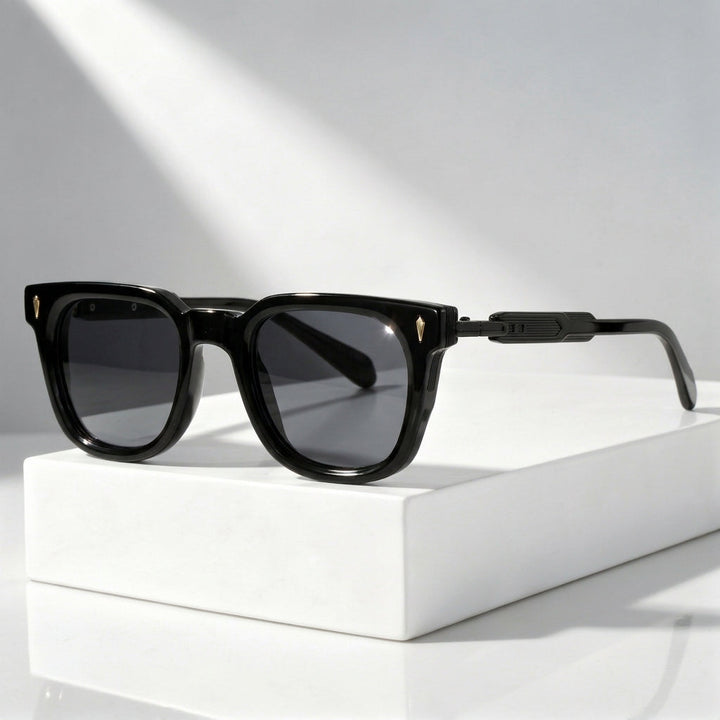 Men's Matte Frame Sunglasses with UV400 Protection
