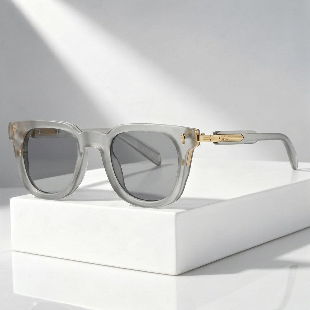 Men's Matte Frame Sunglasses with UV400 Protection