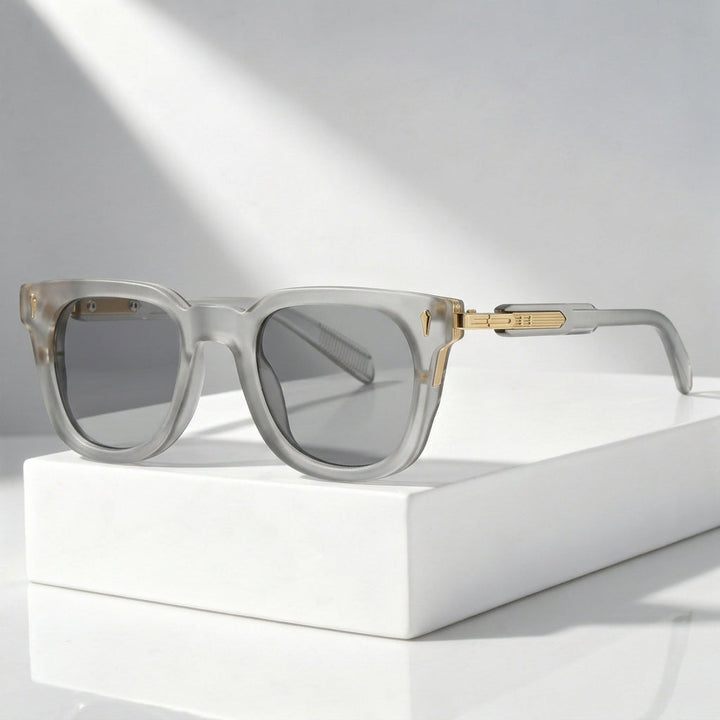 Men's Matte Frame Sunglasses with UV400 Protection