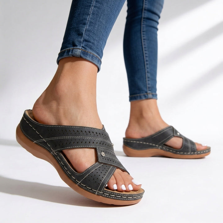 Women's Orthopedic Wedge Sandals – Arch Support