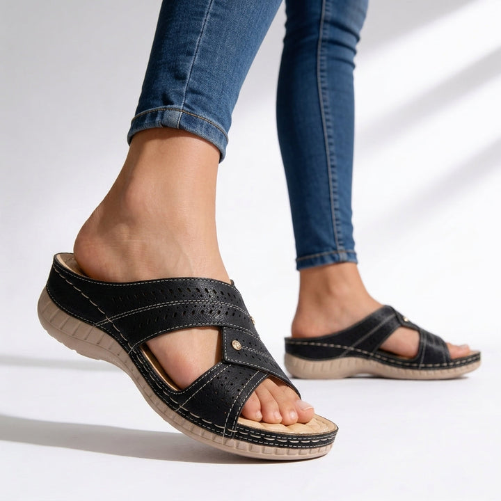 Women's Orthopedic Wedge Sandals – Arch Support