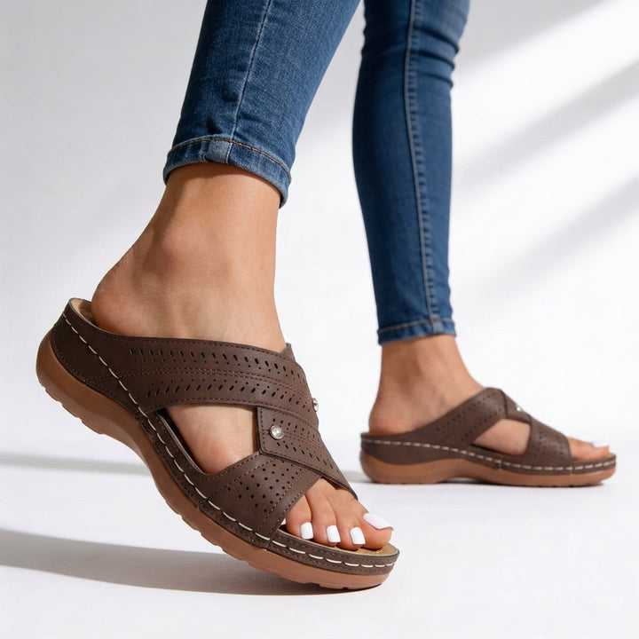 Women's Orthopedic Wedge Sandals – Arch Support