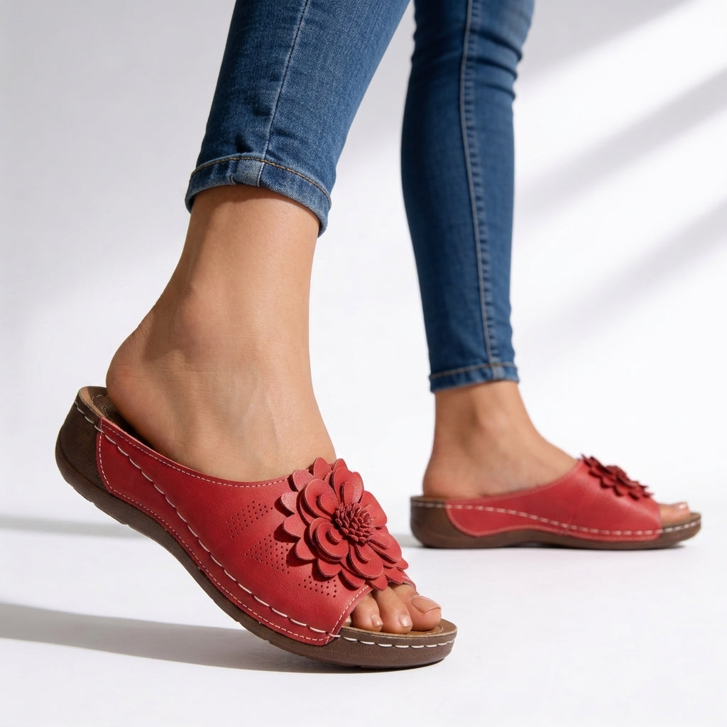 Women's Floral Orthopedic Sandals