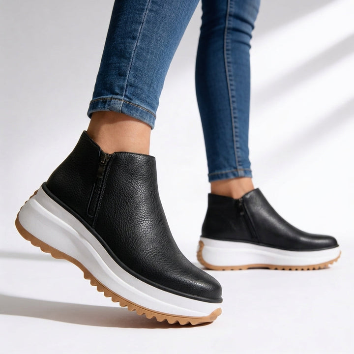 Women's Platform Ankle Boots – Cushioned Comfort