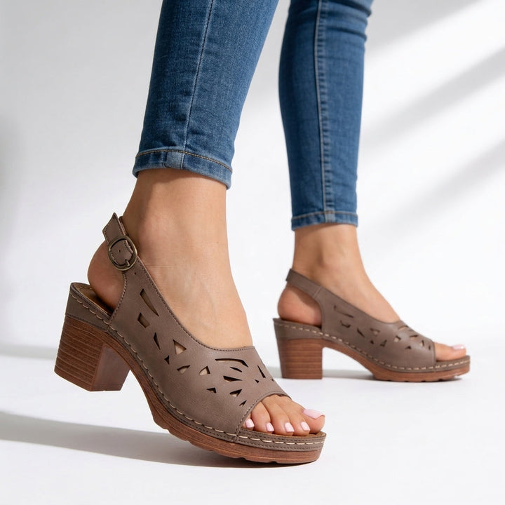 Women's Orthopedic Block Heel Sandals