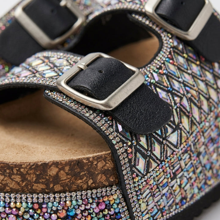 Women's Platform Slide Sandals Cushioned Slip On