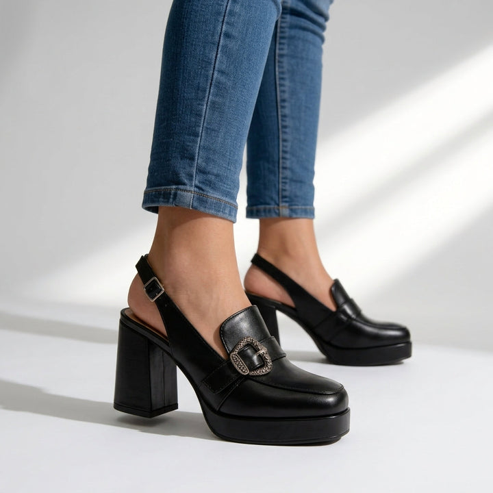 Women's Slingback Heels Pointed Toe Dress Shoes