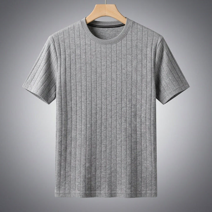 Men's Ribbed T-Shirt – Textured Everyday Style