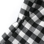 Women's Sling Plaid Midiskirt – Sweet Cotton A-Line Skirt-HighTouch