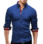Classic Inner Slim Men Shirt – Cotton Polyester-HighTouch