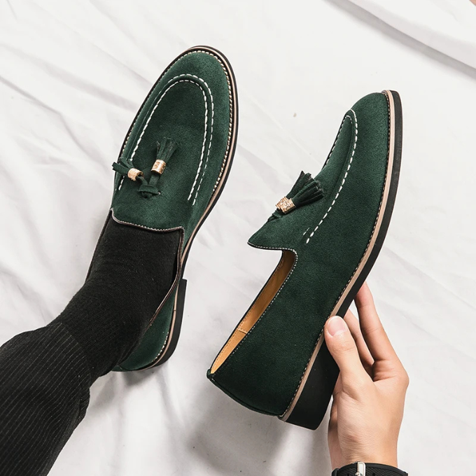Men’s Velvet Loafers – Elegant Slip-On Style